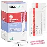 INDICAID Early Detection Pregnancy Test Strips - 25 Tests - hCG Test Early Result 6 Days Before Missed Period - High-Sensitivity Easy at-Home Pregnancy Tests - Rapid Results in 5 Minutes