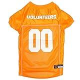 Pets First NCAA TENNESSEE VOLUNTEERS DOG Jersey, Large. BEST Football/Basketball Pet Outfit for the die-hard fans of the TENNESSEE VOLUNTEERS College Sports Team. (TN-4006-LG)