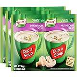 Knorr Mushroom Soup Mix 1.52oz (3x2 Packs for 6 Pouches Total)| Delicious, Warm, and Ready in Minutes!(Pack Of 6)