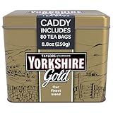 Taylors of Harrogate Yorkshire Gold Tin, 80 Teabags (Packaging may vary)