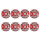 ZHIZHOUNEY 8Pieces Pet Alert Sticker FIRE Safety Dog Alert Stickers Cat Inside Sticker for Home Window Doors in Case of Warning Pet Decal