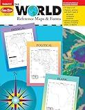 Evan-Moor Educational Publishers The World: Reference Maps & Forms Book (World & U.S. Maps)