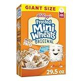 Kellogg's Frosted Mini-Wheats Breakfast Cereal, Kids Cereal, Family Breakfast, Giant Size, Original, 29.5oz Box (1 Box)