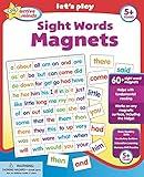 Active Minds Sight Words Magnets - Learn and Practice Language Building Skills needed for Reading (Ages 5 and Up)