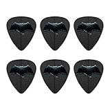 Justice League Movie Batman Logo Novelty Guitar Picks Medium Gauge - Set of 6