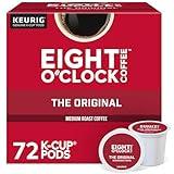 Eight O'Clock Coffee The Original, Keurig Single Serve K-Cup Pods, Medium Roast, 72 Count (6 Packs of 12)