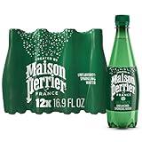 Maison Perrier Unflavored Sparkling Water, 16.9 FL OZ Plastic Water Bottle (12 count)