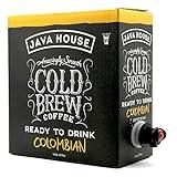 Java House Cold Brew Coffee On Tap, (128 Fluid Ounce Box) Not a Concentrate, No Sugar, Ready to Drink Liquid (Colombian Roast)