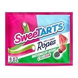 SweeTARTS Ropes, Candy, Watermelon Berry Collision, Soft and Chewy, 9 oz