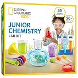 National Geographic Kids Junior Chemistry Set - Complete Early Learning Lab Kit with 50 Science Experiments for Kids and 20+ Lab Tools, Kids Chemistry Set, Science Experiments for Kids 4-6