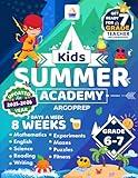 Kids Summer Academy by ArgoPrep - Grades 6-7: 8 Weeks of Math, Reading, Science, Logic, Fitness and Yoga | Online Access Included | Prevent Summer Learning Loss