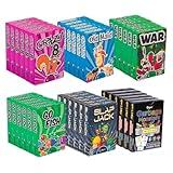 Regal Games Card Games for Kids - Go Fish, Crazy 8's, Old Maid, Slap Jack, Garbage Monsters, War - Simple & Fun Classic Family Table Game Sets (6 x 6)
