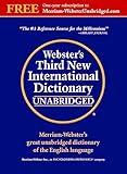 Webster's Third New International Dictionary, Unabridged