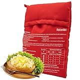 MyLifeUNIT Microwave Potato Bag, Baked Potato Microwave Baking Bag, Red