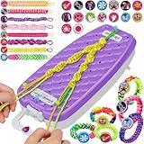 Dpai Friendship Bracelet Making Kit for Girls,DIY Arts and Crafts Toys,Jewelry String Maker Kit,The Best Birthday Gifts Ideas for Girls 6 7 8 9 10 11 12+ Years Old（Purple）