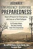 Beginner Emergency Survival Preparedness: How to Prepare for Emergency, Job Loss or a Total Collapse.