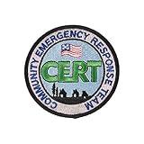 911 Market CERT Patch Round Embroidered Community Emergency Response Team - F 86