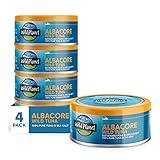 Wild Planet Albacore Wild Tuna, Sea Salt, Canned Tuna, Sustainably Wild-Caught, Pole & Line, 5 Ounce (Pack of 4), Packaging May Vary