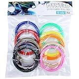 MYNT3D PLA 3D Pen Filament Refill Pack (10 Color, 3m Each)