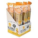 Ultra Chewy Peanut Butter Double Treat Bones: Long-Lasting Dog Treats Made in USA for Large and Small Breeds, Highly Digestible, Ideal for Aggressive Chewers (12 Count)