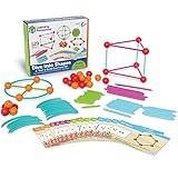 Learning Resources Dive into Shapes! A Sea and Build Geometry Set, 129 Pieces, Ages 6+, Geometry for Kids, Develops Shape Recognition, Back to School Games,3D Shapes for Kids