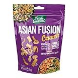 Fresh Gourmet Asian Fusion Crunch - 3.5oz Pouch, Single | Garlic Ginger Wontons, Crispy Onions, Sliced Almonds | Elevate Salads, Poke Bowls, Stir-frys