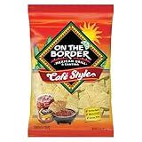 On The Border Cafe Style Tortilla Chips 11 oz (Pack of 3)