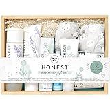 The Honest Company Baby Arrival Gift Set | Newborn Essentials Welcome Box | Diapers, Wipes, Personal Care, Diaper Rash Cream