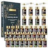 MAYJAM Essential Oil Set, 35PCS Premium Essential Oils Kit, 5ML Essential Oils Fragrance Oil Scent for DIY Candle and Soap Making