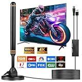 TV Antenna-TV Antenna Indoor,TV Antenna for Smart TV Indoor,TV Antenna for Local Channels,Digital Antenna for Smart tv Indoor, 400+ Miles Long Range HD TV Antenna,Support All TV.