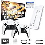 Retro Game Stick, Classic Video Games, Over 20000+ Games and 23 Emulators, Upgraded Dual 2.4G Wireless Controllers, Plug & Play TV Retro Gaming Console with 64GB Memory