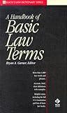 A Dictionary of Basic Law Terms (Black's Law Dictionary Series)