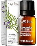 Gya Labs Rosemary Oil for Hair Growth - 100% Natural Rosemary Essential Oil for Hair Skin & Scalp Rosemary Essential Oil for Diffuser & Candle Making Scent - 100% Pure Aromatherapy Oils (0.34 fl oz)