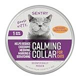 SENTRY PET Care Sentry Calming Collar for Cats, Long-Lasting Pheromone Collar Helps Calm Cats for 30 Days, Reduces Stress, Helps Calm Cats from Anxiety, Loud Noises, and Separation, 1 Count