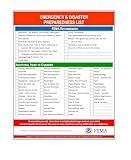 Disaster & Emergency Preparedness Checklist Essential Planning Survival Guide with FEMA Info