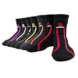 Sanabul Foot Grip Socks for Men & Women MMA Kickboxing Grappling Wrestling Pilates Yoga Non Slip - Red, XS