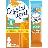 Crystal Light Immunity Support Orange Tangerine Drink Mix, 10 ct On-the-Go Packets