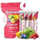 Vivalyte Variety Pack Electrolytes Powder No Sugar Hydration Packets Keto Friendly Non-GMO Gluten Free Natural Flavor and Color 20 Sticks. Healthy Electrolytes Mix (5.64, Variety Pack)