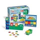 hand2mind Numberblocks Add It Up Mini Market, Grocery Store Playset, Math Toys for Kids 3-5, Counting Toys, Learning Money, Numbers for Toddlers, Mini Shopping Cart, Pretend Play Figure Playset