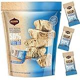 Halva Sugarless Tahini Bar Mini Snacks – Assortment of 15 Snack-Sized Vanilla Flavor Halvah– Vegan, Kosher Snacks with No Gluten or Lactose by Achva, 12 g. Each Product Name