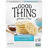 Good Thins Simply Salt Rice Snacks Gluten Free Crackers, Snack Crackers, 3.5 oz
