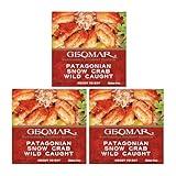 ​​Geomar Patagonian Wild-Caught Snow Crab Meat, 6 oz Can | Sustainably-Sourced Tender Crab Meat | High Protein, Low Calorie, Keto-Friendly | 3 Pack