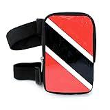 Trinidad Flag Thigh Bag | Leg Harness for Women | Outdoor Waist Pouch | Carnival Hiking Travel Fanny Pack with Adjustable Straps | Trinidad and Tobago