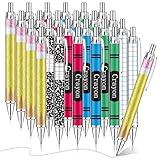 Motipuns Teachers Pens Bulk Teacher Appreciation Gifts Cute Ballpoint Pens Best Teaching Thank You Gifts for Woman Nurse Coworker Staff Office School Writing Stationary Supply(24 Pcs,Back to School)