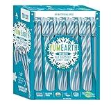 YumEarth Organic Candy Canes - Individually Wrapped Full Size Blue Raspberry Candy Canes - Dye Free, Allergy Friendly, Non GMO, Gluten Free, Vegan - 10 Count (Pack of 1)