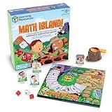 Learning Resources Math Island Addition & Subtraction Game - Math Manipulatives, Educational Board Toys, Classroom Flash Cards, Volcano Toy, STEM Kids, Gifts for Boys and Girls, Montessori