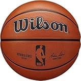 WILSON NBA Authentic Series Basketball - Outdoor, Size 6 - 28.5",Brown
