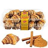 Cinnamon Rolls | Cinnamon Buns | Breakfast Pastry | Approx 20 Rugelach Pastries Cinnamon Croissants | Preservative Free & No Coloring Added | Dairy & Nut Free | 19 oz Stern’s Bakery