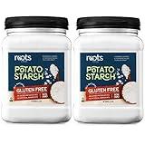 Roots Circle Gluten-Free Potato Starch | 2 Pack of 21oz Jars | No Preservatives or Artificial Ingredients | Kosher for Passover Thickener for Soups Stews, Gravies & Sauces