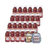 Welch's Zero Sugar Strawberry Juice Drink 10 fl oz Plastic Bottle 24 Pack + 2 Reusable Snack Bags by KOOL8SHOP Infinite Deals